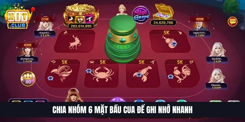 Cách Nhớ 6 Mặt Bầu Cua | Mẹo Nghe Âm Thanh Chuẩn Xác Tới 99% Chia nhóm 6 mặt bầu cua để ghi nhớ nhanh